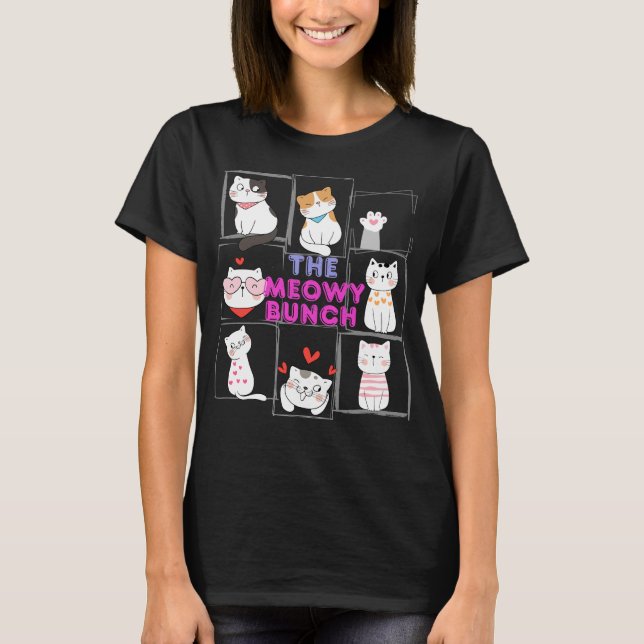 The Meowy Bunch TMB01 T Shirt (Framsida)