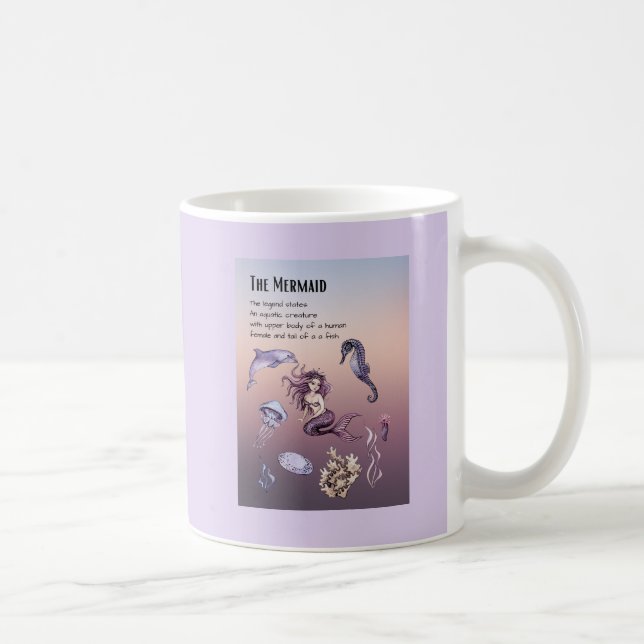 The Mermaid Legend - Coffee Mug Kaffemugg (Höger)