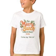 The Merry Bunch – Retro Family Christmas Shirt