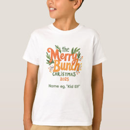 The Merry Bunch – Retro Family Christmas Shirt T