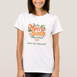 The Merry Bunch – Retro Family Christmas Shirt T