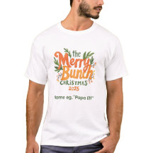 The Merry Bunch – Retro Family Christmas Shirt