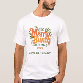 The Merry Bunch – Retro Family Christmas Shirt T Shirt