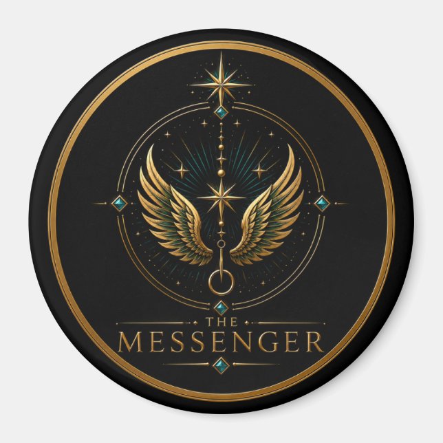 The Messenger Gemini Arketyp Cirkelmagnet Magnet (Framsidan)