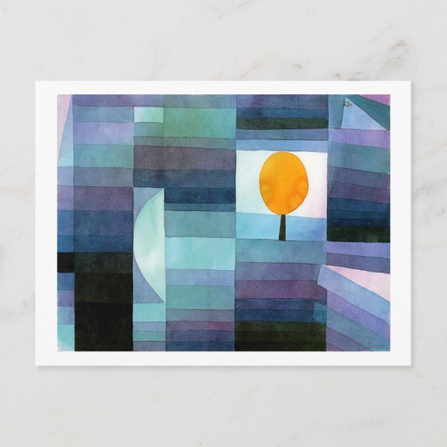 The Messenger of Autumn, Klee Vykort (Framsida)