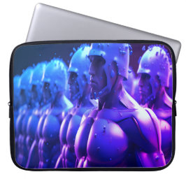 The Metal Army Men on a 15" Laptop Electronics Bag Fodral