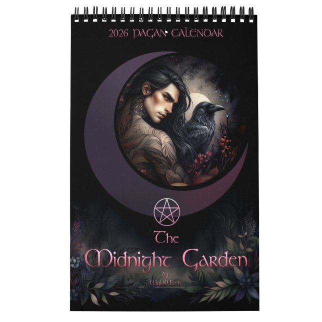 The Midnight Garden 2026 Pagan Calendar Kalender (Omslag)