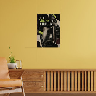 The Midnight Library – Gothic Editorial Hero Poster