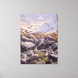 The Might of Mountains and Rocks: wall Art Canvastryck