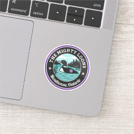 The Mighty Loons lila dekal