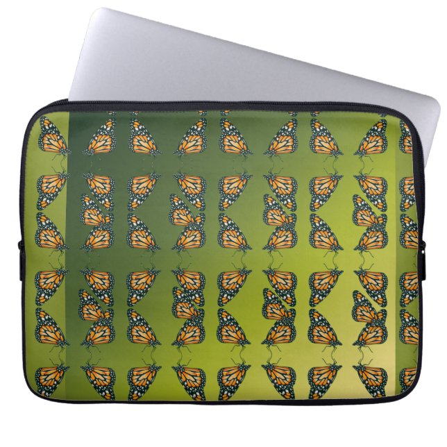 The Mighty Monarch Butterfly iPad Laptop Fodral (Framsidan)
