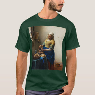 The Milkmaid 1658 Johannes Vermeer T Shirt