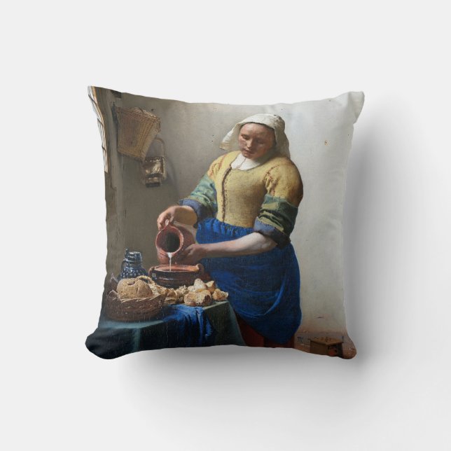 The Milkmaid, Johannes Vermeer, 1657-1658 Kudde (Framsida)