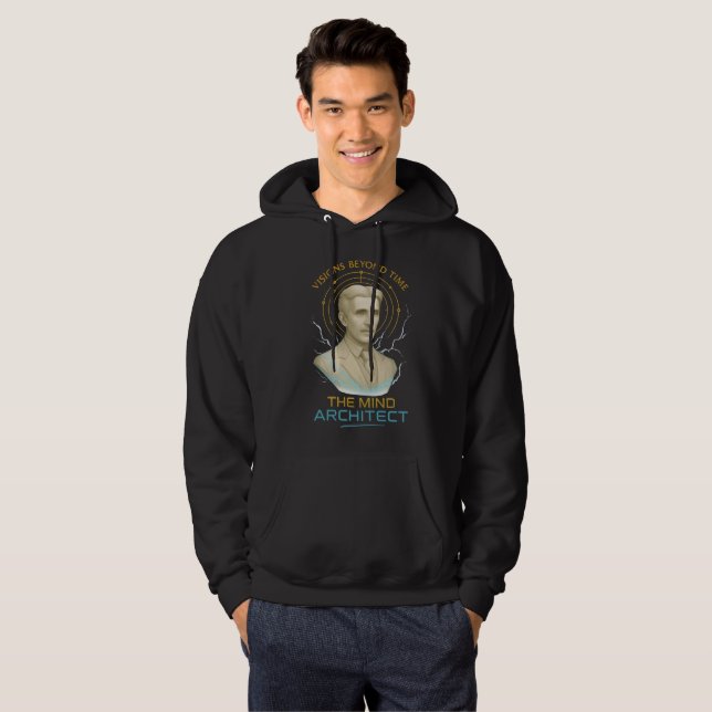 The Mind Architect – Visions Beyond Time Hoodie (Hel framsida)