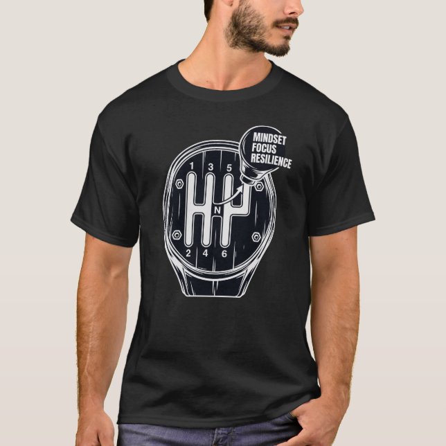 The Mind Forge Skift Din Mentalitet T Shirt (Framsida)