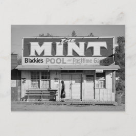 The Mint Pool Hall, 1940 Vykort