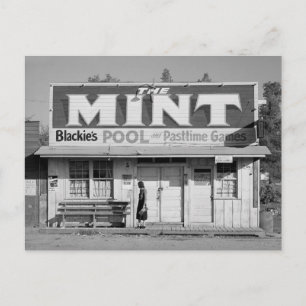 The Mint Pool Hall, 1940 Vykort