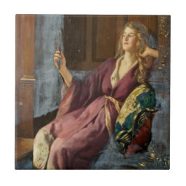 The Minx (by John Collier) Kakelplatta