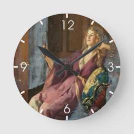 The Minx (by John Collier) Rund Klocka