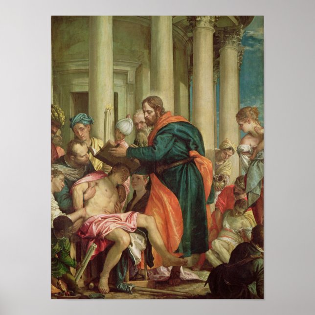 The Miracle of St. Barnabas, 1566 Poster (Framsidan)