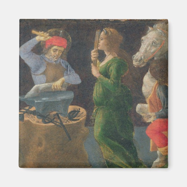 The Miracle of St Eligius, predella Panel från Magnet (Framsidan)