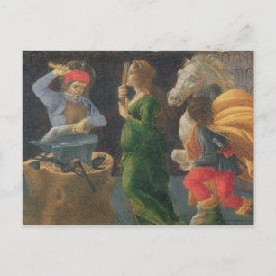 The Miracle of St Eligius, predella Panel från Vykort