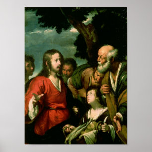 The Miracle of the Loaves and Fishes, 1630 Poster