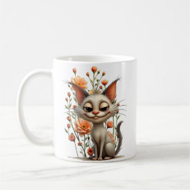 The mischievous cat  kaffemugg