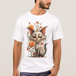 The mischievous cat  t shirt