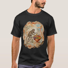 The Mischievous Simian: Pompei’s Fruit Thief  T Shirt