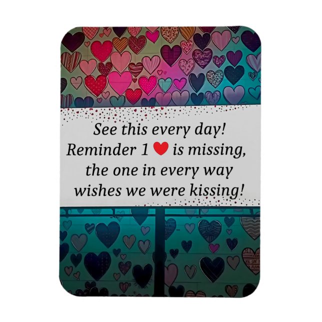 The Missing Heart Loves You Magnet (Vertikal)