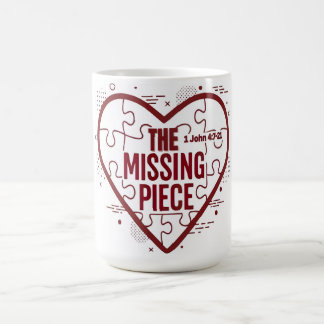 The Missing Piece – Faith Heart Design Kaffemugg