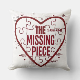 The Missing Piece – Faith Heart Design Kudde