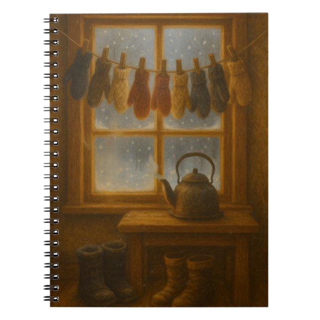 The Mitten Line Anteckningsbok (Framsidan)