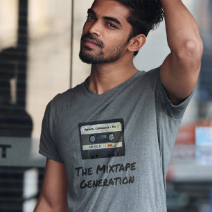 The Mixtape Generation - Retro kassettband T Shirt