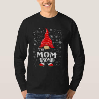 The Mom Gnome Matching Family Group Christmas Paja T Shirt