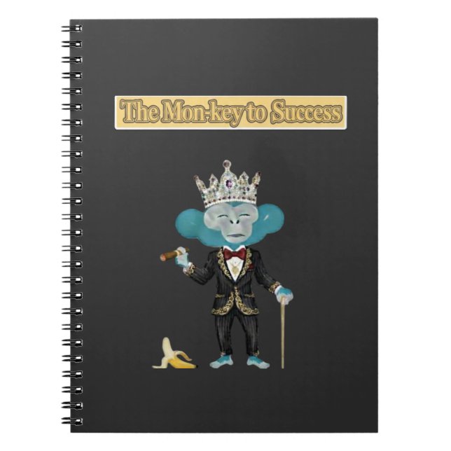 The Mon-Key to success Anteckningsbok (Framsidan)
