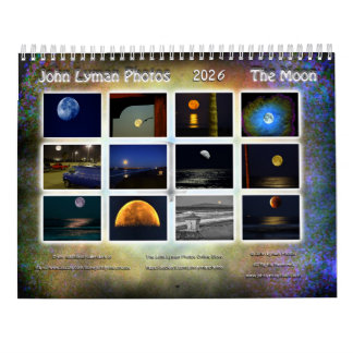 The Moon 2026 Photo Calendar Kalender