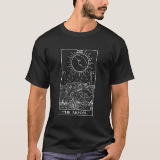 The Moon Tarot Card T Shirt