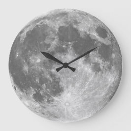 The Moon Wall Clock Stor Klocka