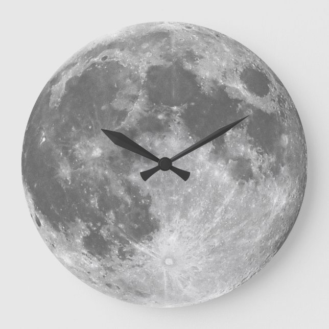 The Moon Wall Clock Stor Klocka (Framsida)