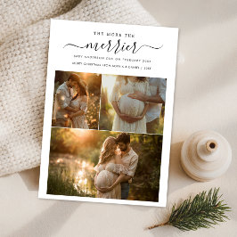 The More The Merrier Foto Bebis Bebis Annonsering Julkort