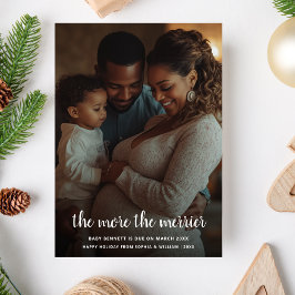The More The Merrier Jul Overlays Foto  Julkort