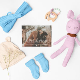 The More The Merrier Pregnancy Julkort