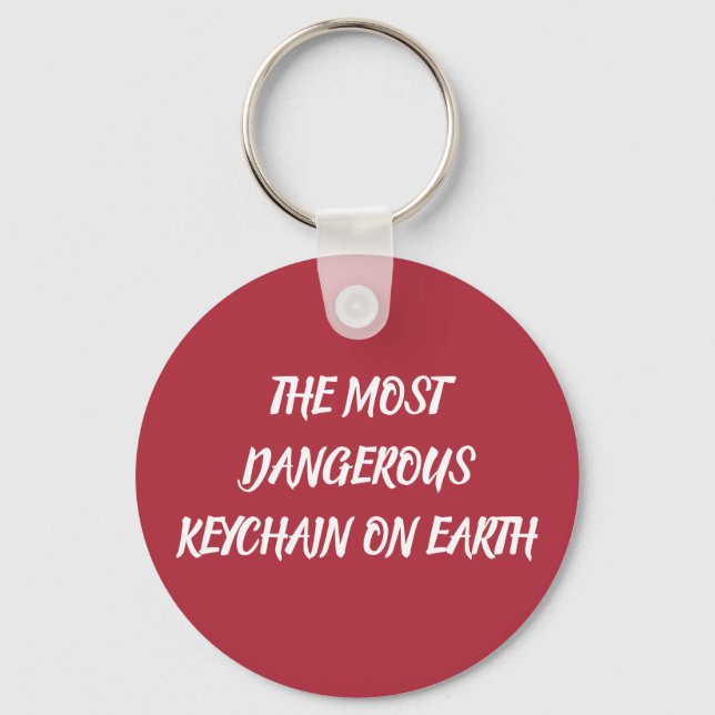 THE MOST DANGEROUS KEYCHAIN ON EARTH NYCKELRING (Framsida)