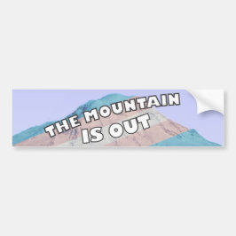 The Mountain är ute Trans-sticker för bil Bildekal