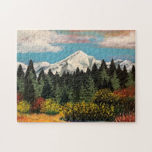 The Mountain Meadow-pusslet Pussel (Horisontell)