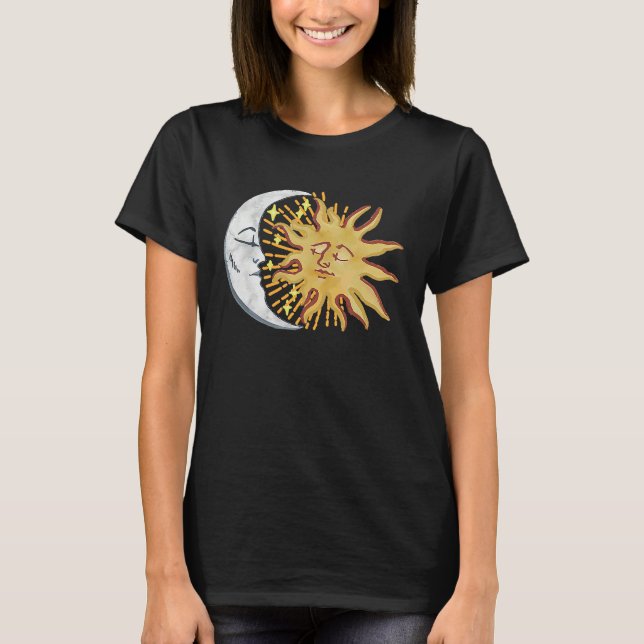 The Mountain Men's Sun Moon T Shirt (Framsida)