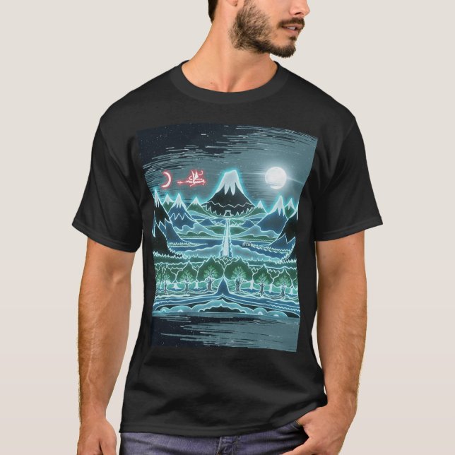 The Mountains friends T Shirt (Framsida)