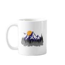 The mountains grafik vandring